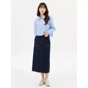 TOPTEN 여성) 데님 A라인 롱 스커트_MSE4RS2305 145487