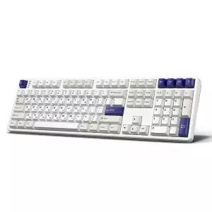 한성컴퓨터 GK798PRO 유무선 기계식 오션 화이트 (딥블루 뽀송)