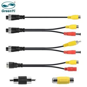 DVR CCTV 카메라에 대 한 RCA 남성 DC 연장 케이블 어댑터 변환기에 고품질 도착 4Pin 항공 머리 남성/여