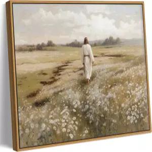 들판 캔버스 액자 기독교 성화 그림 인테리어 벽장식 거실 침실 홈오피스 교회 기도실 성경 감성 홈데코