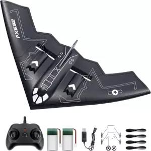 초보자를 위한 6축 자이로가 장착된 AIGIMU 2CH B-2 Spirit RC 비행기 비행 준비 완료 듀얼 모터 손으로