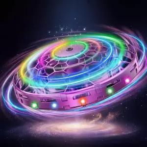 PYMSRTY Flying Toy Drone for 360 핸즈프리 모션 센서 Mini with Cool LED Lights Easy Indoor Small UFO