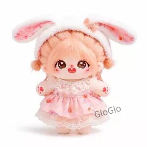 솜인형 의상교체형 뼈대 내장 봉형 20cm