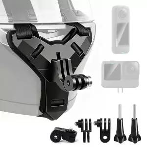 고프로 DJI 인스타360 오토바이 헬멧 턱 스트랩 마운트 홀더