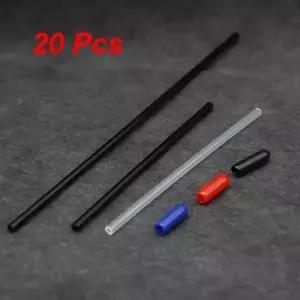FPV 레이싱 드론 쿼드콥터용 공중 고정 파이프 캡이 있는 안테나 보호 튜브 내부 직경 1.5mm 2.4G 20 개