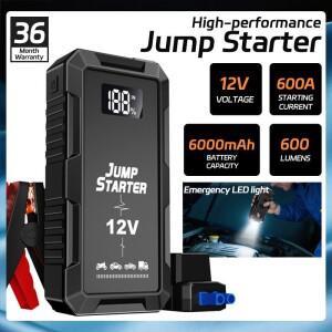 12V 자동차 비상 전원 공급 장치 시동 조명이 있는 휴대용 배터리 보조베터리 액세서리