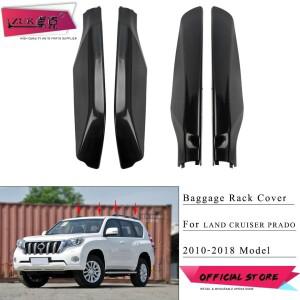 ZUK 4PCS 루프 랙 커버 수하워터 바 레일 엔드 보호 뚜껑 TOYOTA LAND CRUISER PRADO 120 2003-