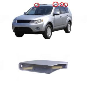 Outlander EX 2007-2012 용 1 피스 루프 랙 커버 Airtrek 보드 플라스틱 더러운 페인팅 없음 7661A107