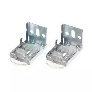 베네치안 블라인드 레일 로딩 마운팅 액세서리용 4개 25MM 천장 벽 브래킷