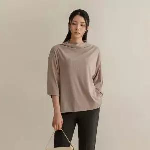 [하프클럽/]로엔 보트넥 루즈 티