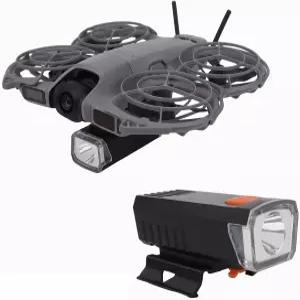 OURHZTB DJI NEO 2용 드론 야간 비행용 조명 충전식 LED 서치라이트 충전 케이블 포함 야외 고정