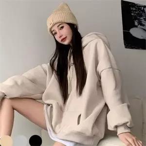 [알티피아]오버사이즈 프린팅 후드 티 스트릿 긴 팔 후드 티 데일리