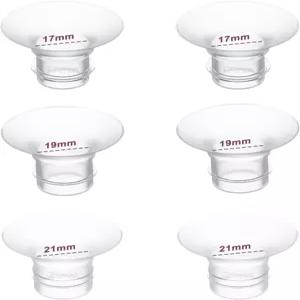 Momcozy S9 Pro 핸즈프리 유축기에 사용 가능한 6pc 17/19/21mm 플랜지 인서트 S9/S10/S12 웨어러블