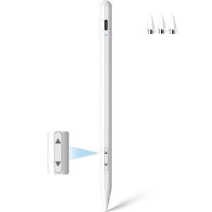 MEKO STYLUS 펜 - 아이폰호환 ANDROID IPAD용 듀얼 모드 액티브 스타일러스 | 컨트롤 2배 빠른 충전 스마트폰 애플호환 SWITCH 태블릿용 파인 펜 모든 터치 스크린 지원 화이트