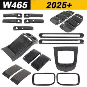 벤츠 G클래스 W465 2025 카본 파이버 블랙 외부 핸들 범퍼 에어 아울렛 장식 몰딩