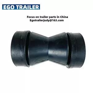 EgoTrailer 블랙 고무 윈치 포스트 보트 트레일러 보우 롤러 부품 자아