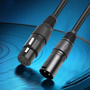 3핀 XLR 남성-5핀 여성 DMX 어댑터 30cm XLR3M-XLR5F 케이블 마이크 무대 조명용