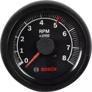 BOSCH SP0F000025 Sport II 2-5/8 타코미터 - 높은 정확도의 스타일과 성능 (검은색 다이얼 페이스 검은색