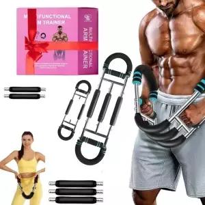 트위스터 암 트레이너 20-270파운드 NUJFITNESS 3개의 분리 가능한 스프링과 9단계 저항 레벨이 있는 바