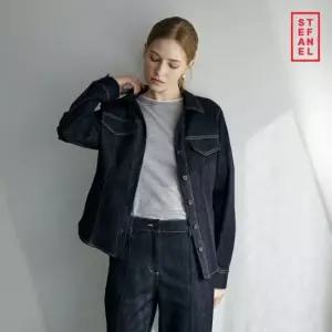 스테파넬 스티치 데님 셔츠 자켓런칭 가격79,900원