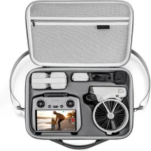 STARTRC PHOTO DJI 플립 플라이용 휴대용 케이스 콤보 PU 가죽 숄더백 RC2/RC-N3 리모컨 7개의 정품