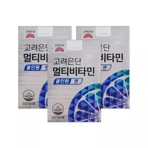 [하프클럽/기타]고려은단 멀티비타민 올인원 맨 1560mg 60정 3개/mjc
