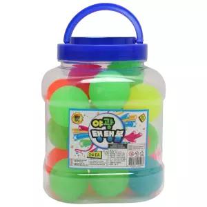 얌채 탱탱볼 24개세트공 고무 탱탱 야광 야광볼 문방구용 업소용탱탱