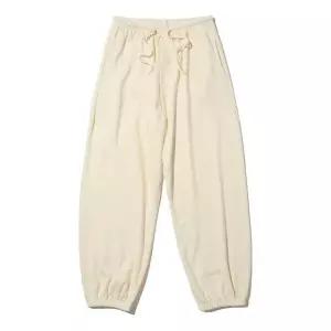 [로아드로아]프론트 버튼 어텀 조거 팬츠 (아이보리)