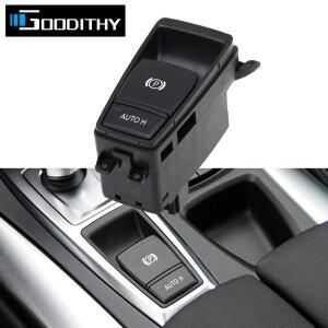 자동차 핸드 브레이크 어셈블리 주차 P 버튼 BMW 호환 X5 X6 E70 E71 E72 용 H 제어 스위치 커버 교체 6131