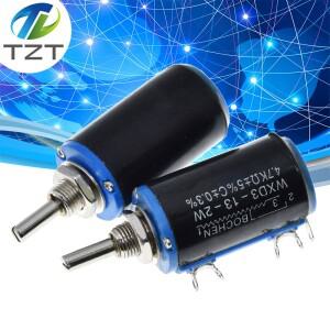 WXD3-13-2W 10K 100/220/470/680ohm 2W 권선 다중 회전 전위차계 2.2K 4.7K 5.6K 6.8K 로터리 스위치