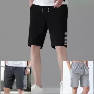 썸머 남자반바지 [THD5723] 밴딩 여름 메쉬 트레이닝복 일자핏 5부반바지
