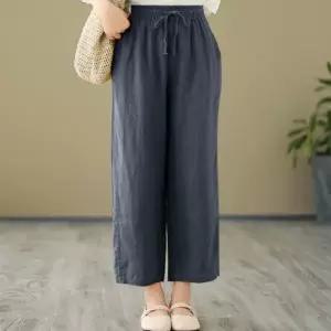 [하프클럽/셀러허브_여성트랜드패션]여성 이무 여름 밴딩 고무줄  마바지