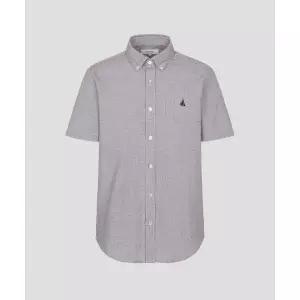 빈폴 BEANPOLE MEN 시어서커 마이크로 깅엄 반소매 셔츠 브라운 BC6465C42D 377293