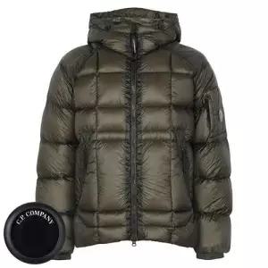 씨피컴퍼니 26FW 아이비그린 DD 쉘 후드 덕 다운 자켓 21CMOW702A 110416A 683
