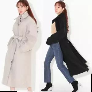 정장 코트 겨울 여자겨울자켓 캐쥬얼 데일리 여성 롱