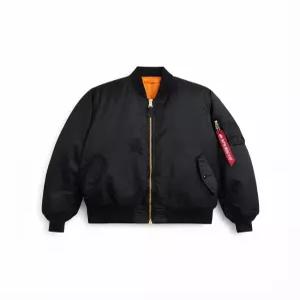 ALPHA INDUSTRIES MA-1 헤리티지 핏 플라이트 자켓 블랙