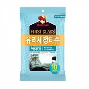 [제이큐]차량용 유리세정티슈 유막제거 자동차유리세정제 10매 세차 발수코