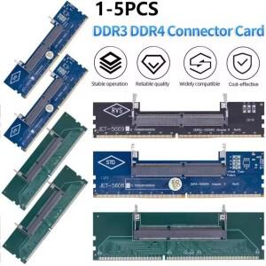 노트북-데스크탑 SO-DIMM-PC DIMM 카드 DDR3 메모리 RAM 어댑터 게임용 노트북 커넥터 스틱