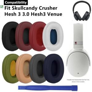[호환품]Skullcandy Crusher Hesh 3 3.0 Venue 무선 ANC 액세서리 이어 쿠션 메모리 폼 컵용 교체용 패드