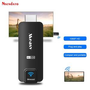미시 A2W HD 1080P 미라캐스트 와이파이 디스플레이 TV 수신기 무선 동글 이지캐스트 (DLNA 에어플레이 지