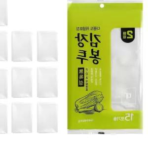 두꺼운 국산 투명비닐 김장봉투 대형 개별포장 10매 김장비닐봉투 기타주방잡화 y-5790D