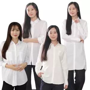 여성 화이트 흰색 아이보리 셔츠 남방 국내생산 남방