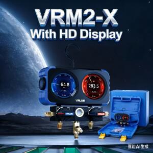 LCD 디지털 매니폴드 게이지 VRM2-X HD 디스플레이 포함