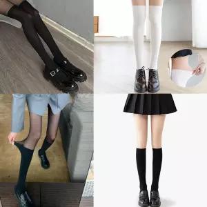 페이크투톤스타킹 오버니삭스 시스루 슬림 팬티스타킹 페이크니삭스 니하이 기본 e-WB7335F