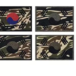 타이거 스트라이프 태극기 u-WFIPI42 패치 와펜