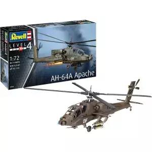 Revell 03824 AH-64A 아파치 72 스케일 미/무도색 스틱 모델 키트