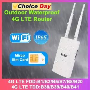 KuWFi 방수 야외 300Mbps WiFi 라우터 CAT4 4G LTE IP 카메라/외부 범위 용 3G/4G SIM 카드 모뎀.4G Modem