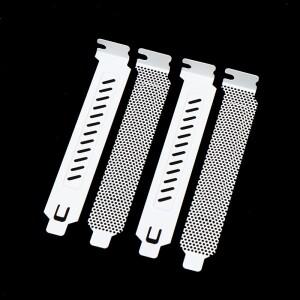 5개 데스크탑 컴퓨터 케이스 PCI 쿨링 먼지 필터 배플 슬롯 커버 보드 환기 네트
