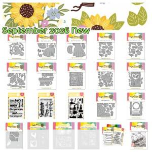 2026년 9월  와플 플라워 해바라기 부케 다이 메탈 커팅 스탬프 스텐실 DIY 스크랩북 수제 앨범 카드용