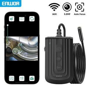 IOS/안드로이드용 5.0MP WiFi 내시경 자동 초점 8mm 카메라 기계 파이프용 1920P 방수 강성 검사